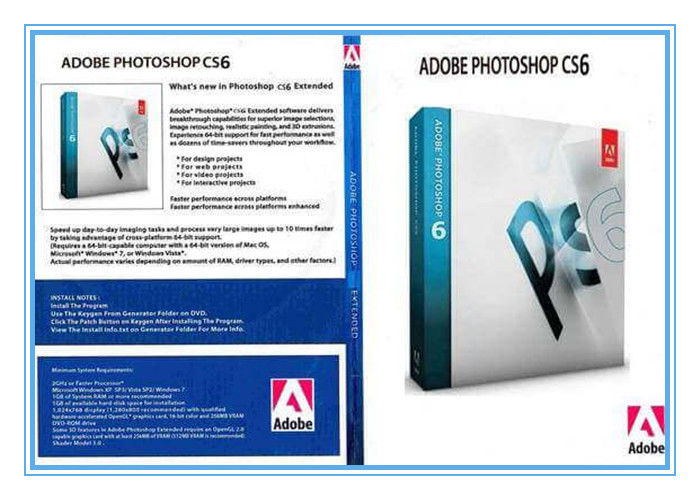 La versione completa del software di progettazione di arte grafica di Adobe Photoshop CS5 estesa al minuto imballa l'attivazione