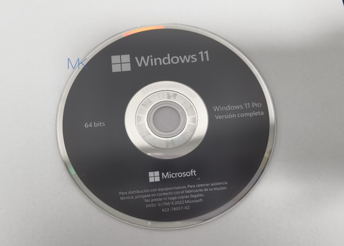 Versione spagnola 22H2 di pro dell'OEM di FQC-10529 Microsoft Windows 11 64 bit di DVD