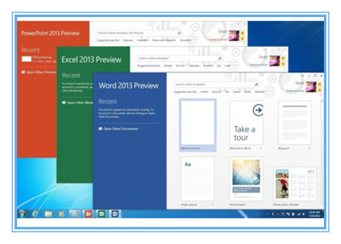 32 / 64 professionista della scatola di vendita al dettaglio di Microsoft Office 2013 del bit più il pro DVD inglese 2013