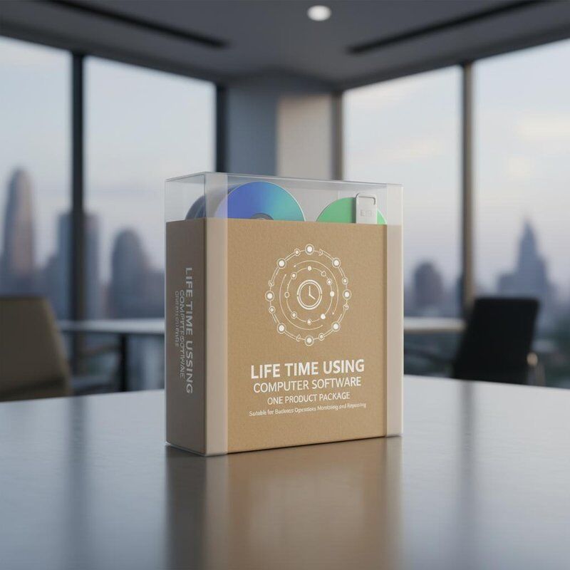 Tempo di vita utilizzando software informatico Un pacchetto di prodotti Quantità adatta per il monitoraggio e la comunicazione delle operazioni aziendali