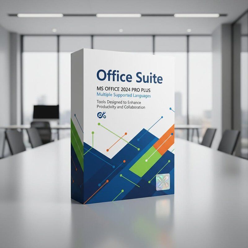 Suite Office MS Office 2024 Pro Plus Lingue Multiple Supportate Strumenti Progettati per Migliorare Produttività e Collaborazione