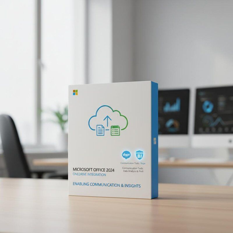 Integrazione OneDrive Strumenti di comunicazione Microsoft Office 2024 Skype e Strumenti di analisi dati Power BI Abilitazione della comunicazione