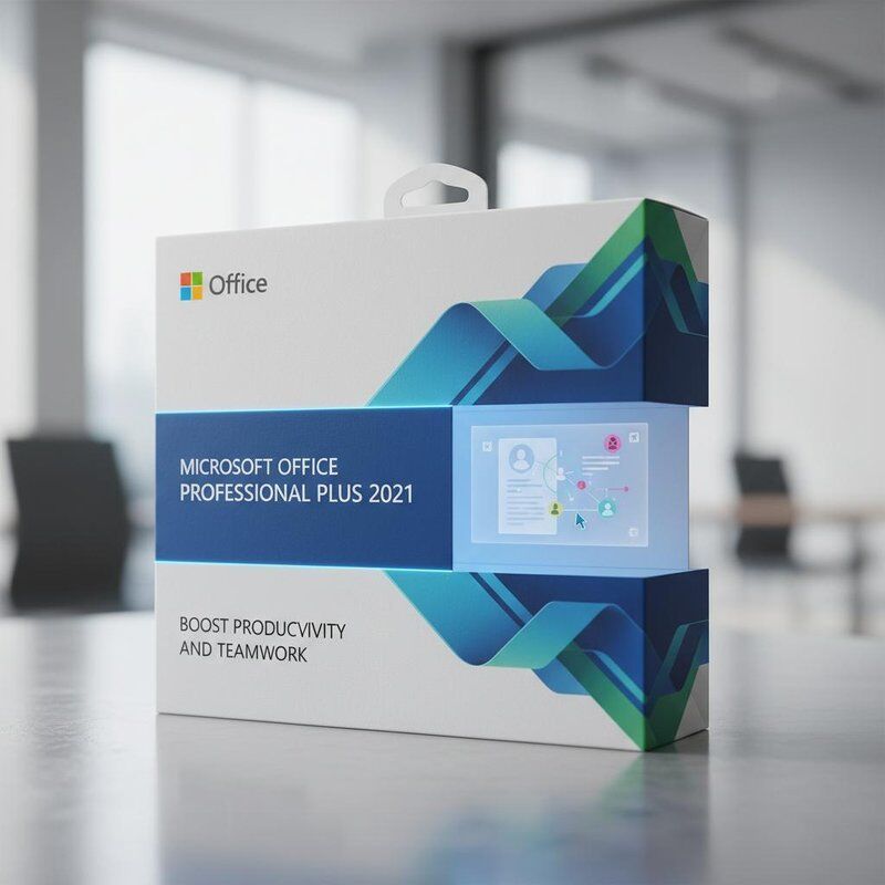 Co-authoring in tempo reale Microsoft Office Professional 2021 Dotato di interfaccia Fluent Design per aumentare produttività e lavoro di squadra